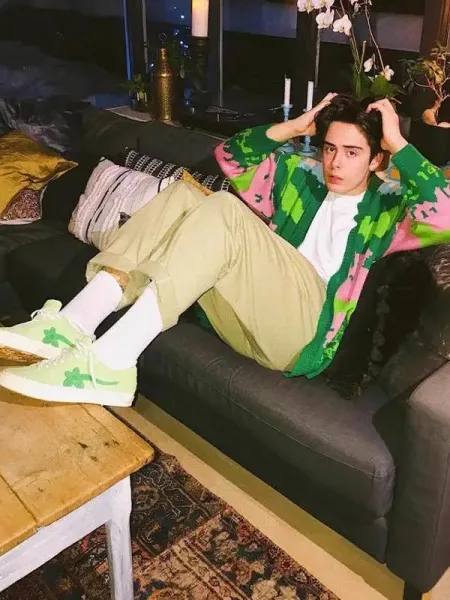 Design GOLF Wang Cardigan Multicolor Knit Cardigan - 3