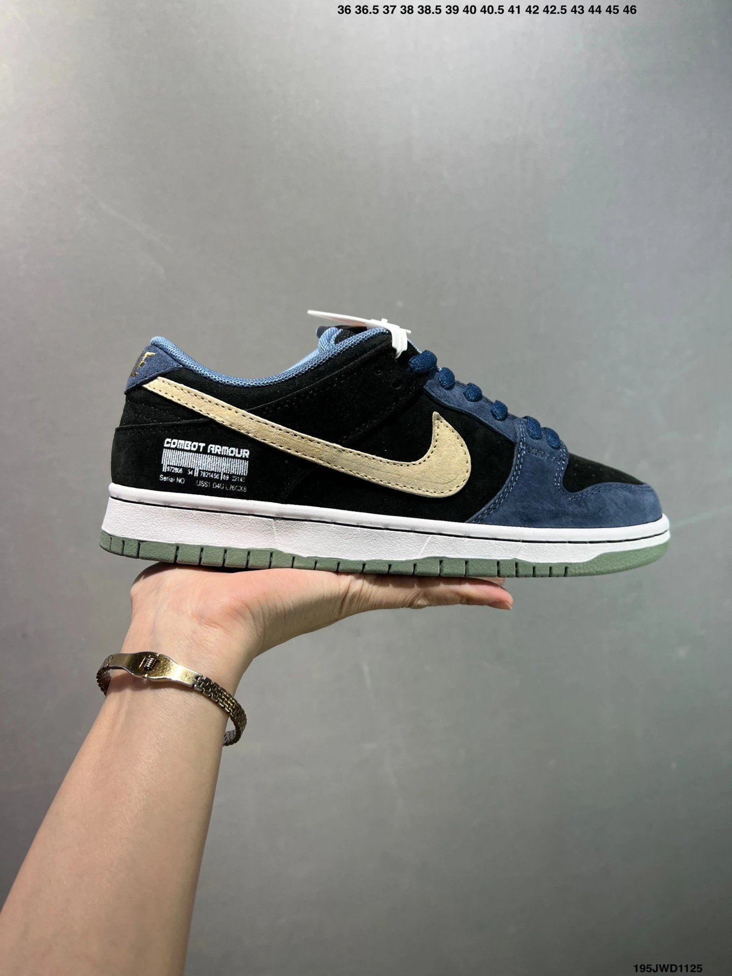 dunksb Blue Black Yellow Stripes HF3063-002