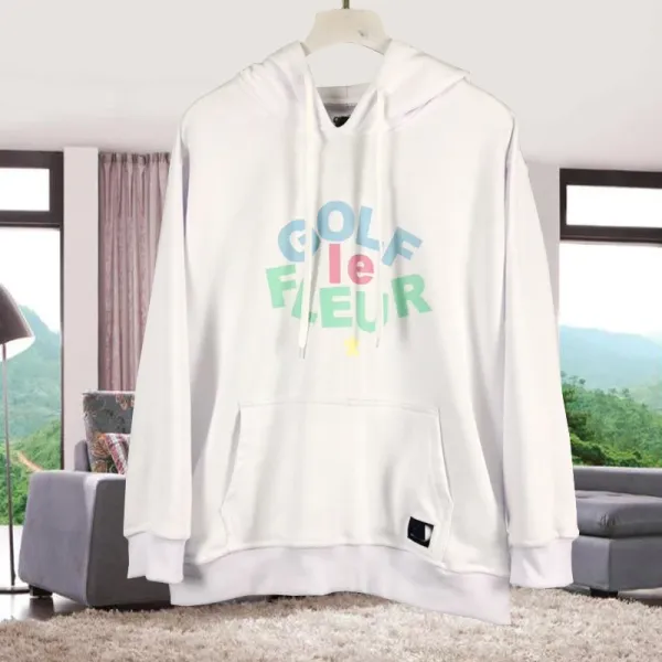 Design Floral Print Oversized Hoodie Green - 3
