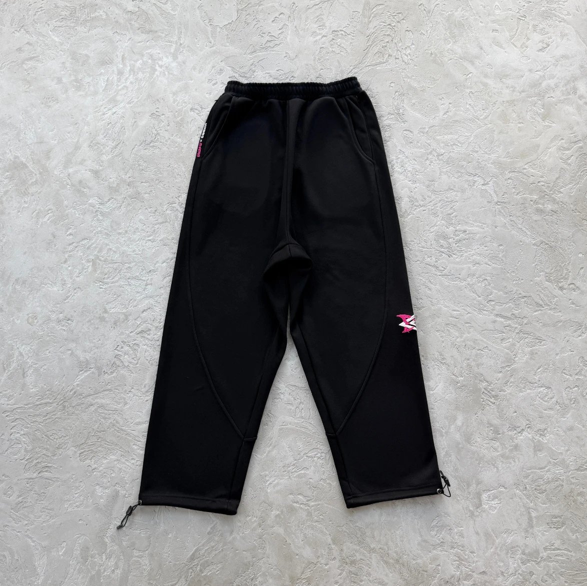 MUTA Jackets Hooded zip-up shell jacket with multiple zip pockets — Warm-up pants black