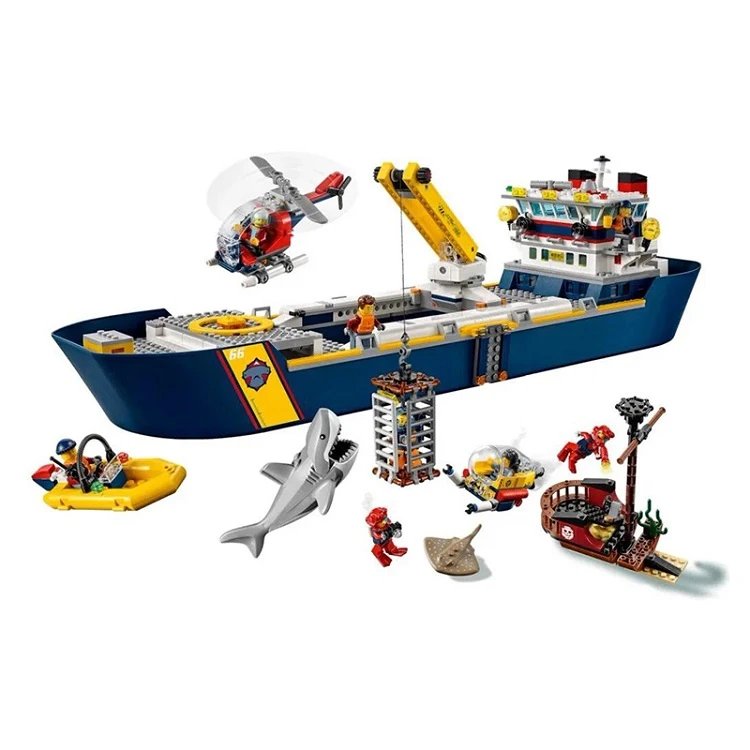 LEGO City Ocean Exploration Ship Building Set Electronics - 5
