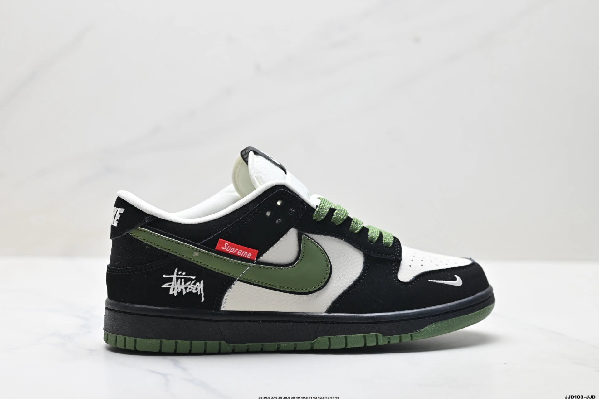 Nike Dunk Low Stussy x Supreme Custom