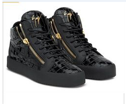 Design Giuseppe Zanotti Decadence Pink Python Leather Sneakers - 3