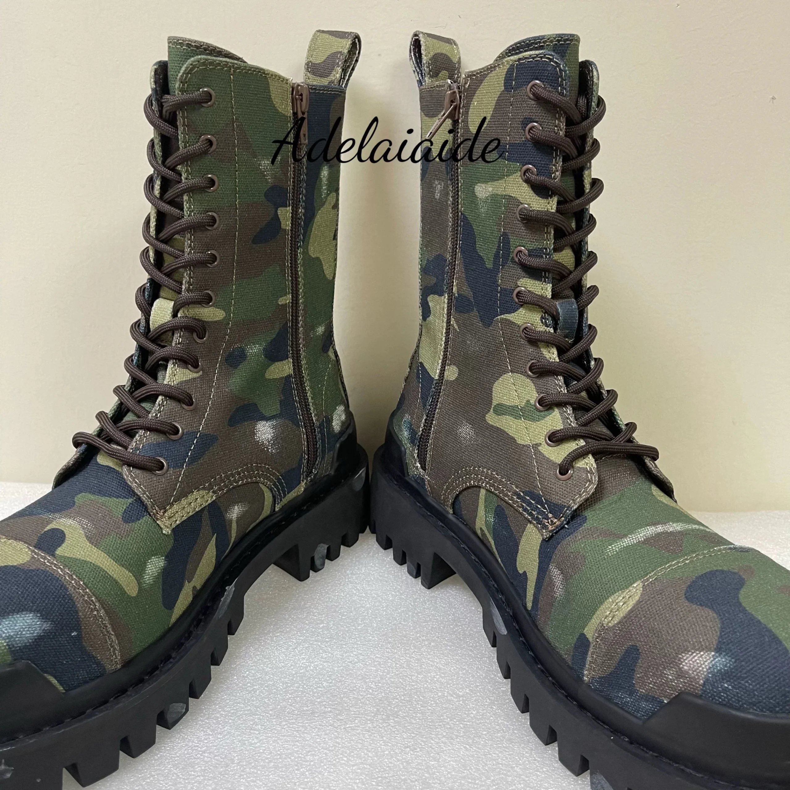 Balenciaga Strike Camo Boots