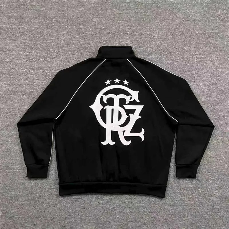 Flamengo Track Jacket Black with Red Piping Outerwear - 12