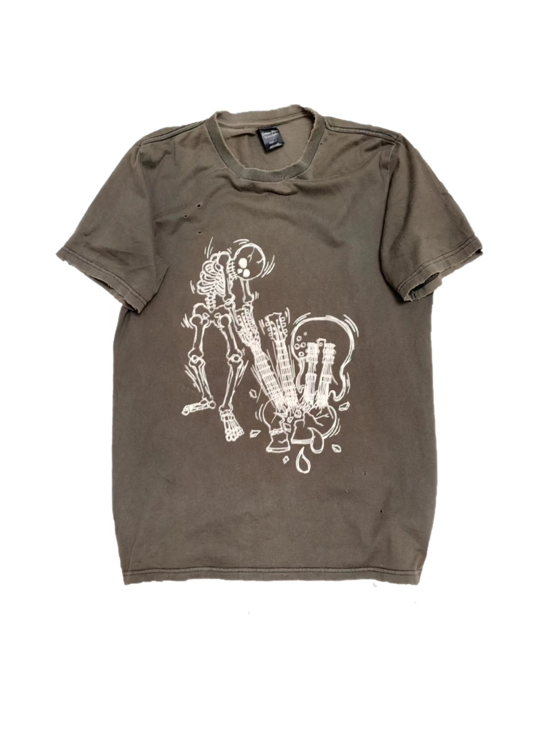 Number Nine Skeleton Guitar Shirt