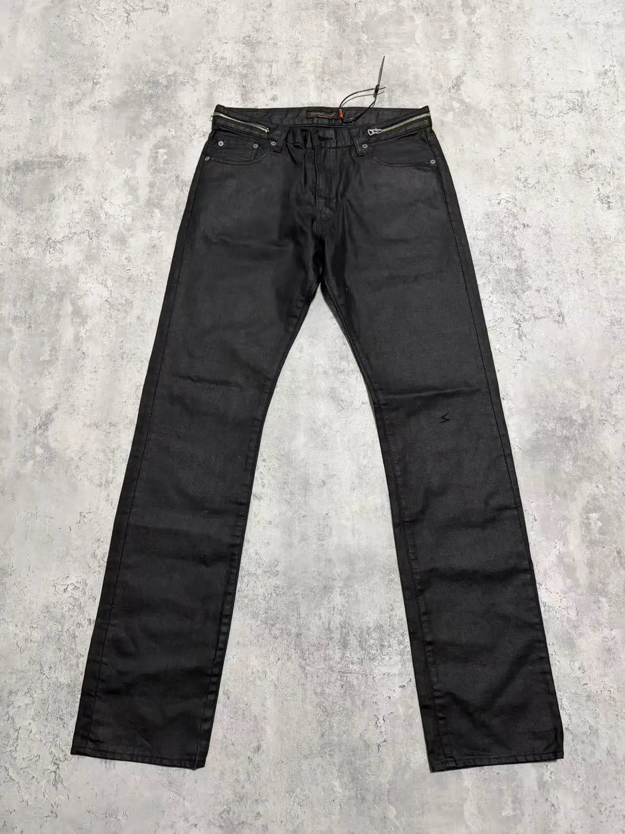 Exclusive in stock! Undercover 07SS Waxed Zip Straight-Leg Jeans