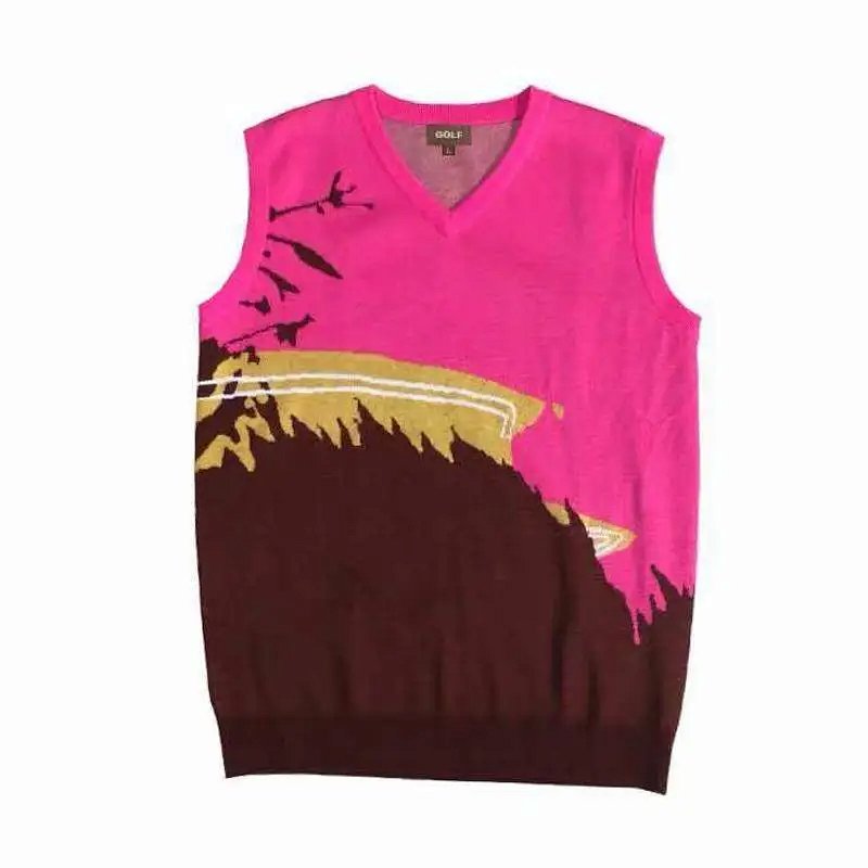 Golf Wang Vest Top Blue Green Mountain Print Vest Top