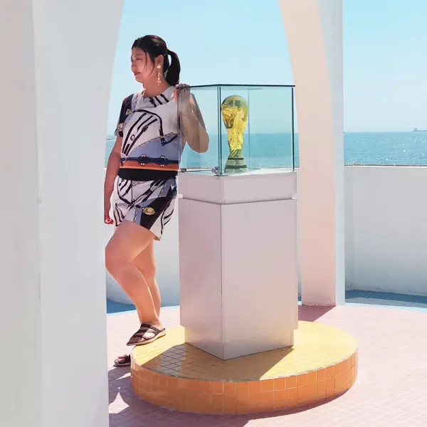 Design FIFA World Cup Trophy Replica Gold Collectible Statue Accessories - 12