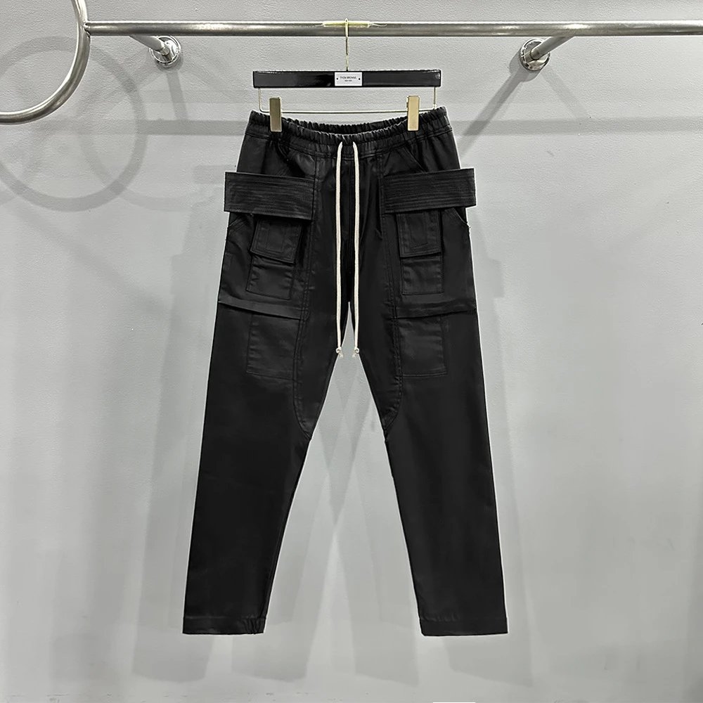 Rick Owens Waxed Cargos