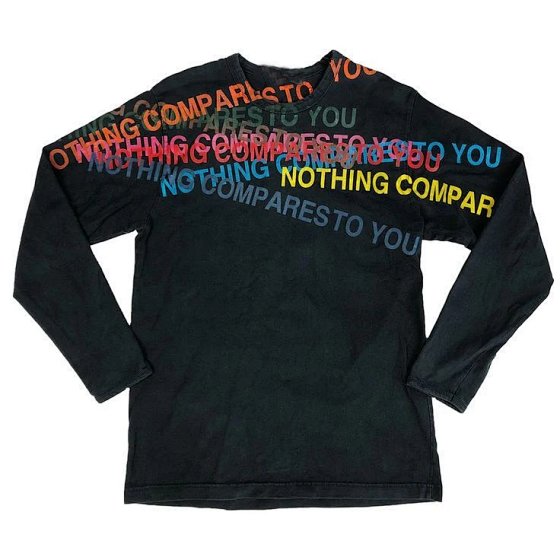 Prism Vintage Retro Colorful Slogan Streetwear Hip-Hop Harajuku Style Oversized Versatile Long-Sleeve T-Shirt