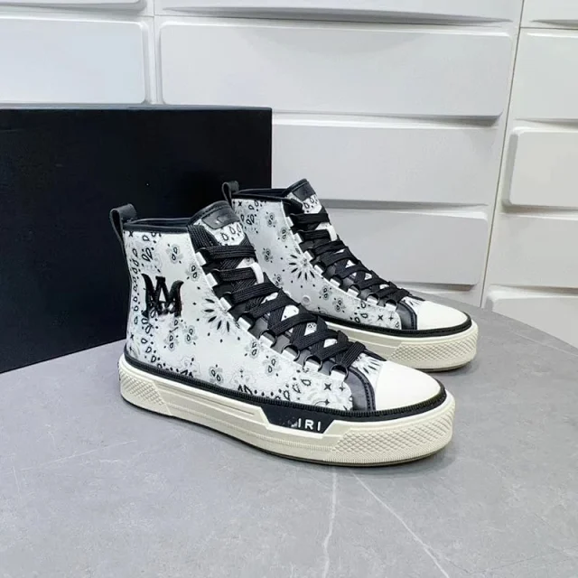 AMIRI Sneakers High-Top Canvas with Textured Rubber Sole product detail image 11