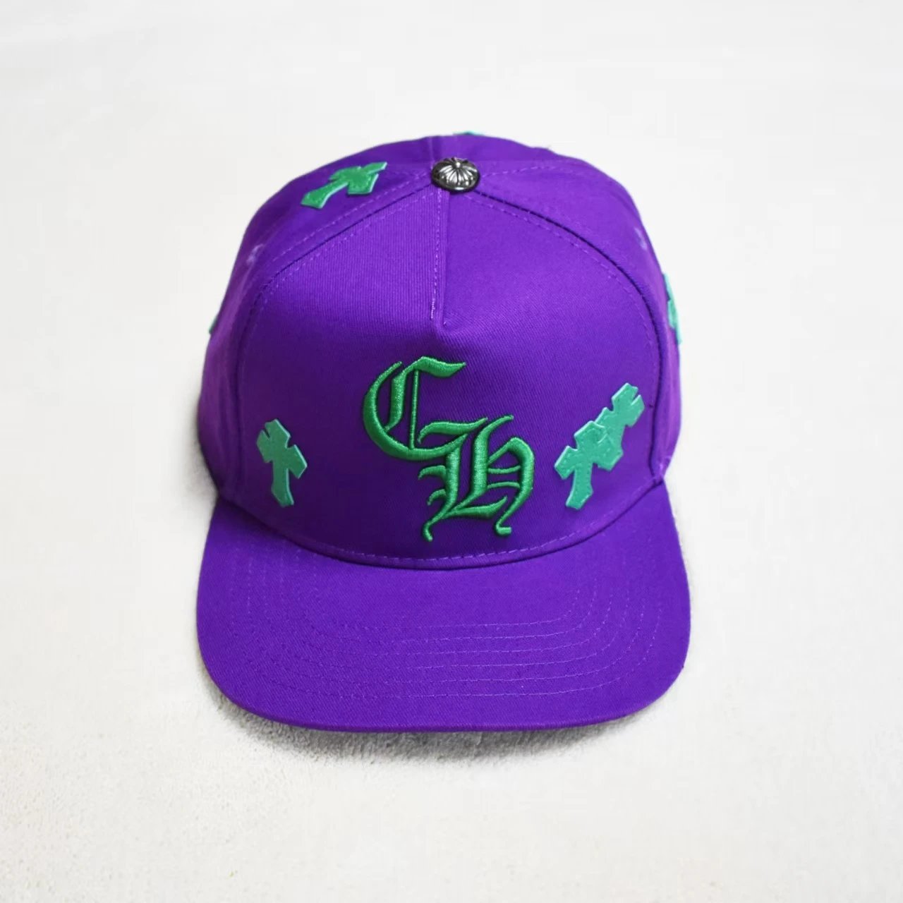 CH+ Cross Leather Patch Purple