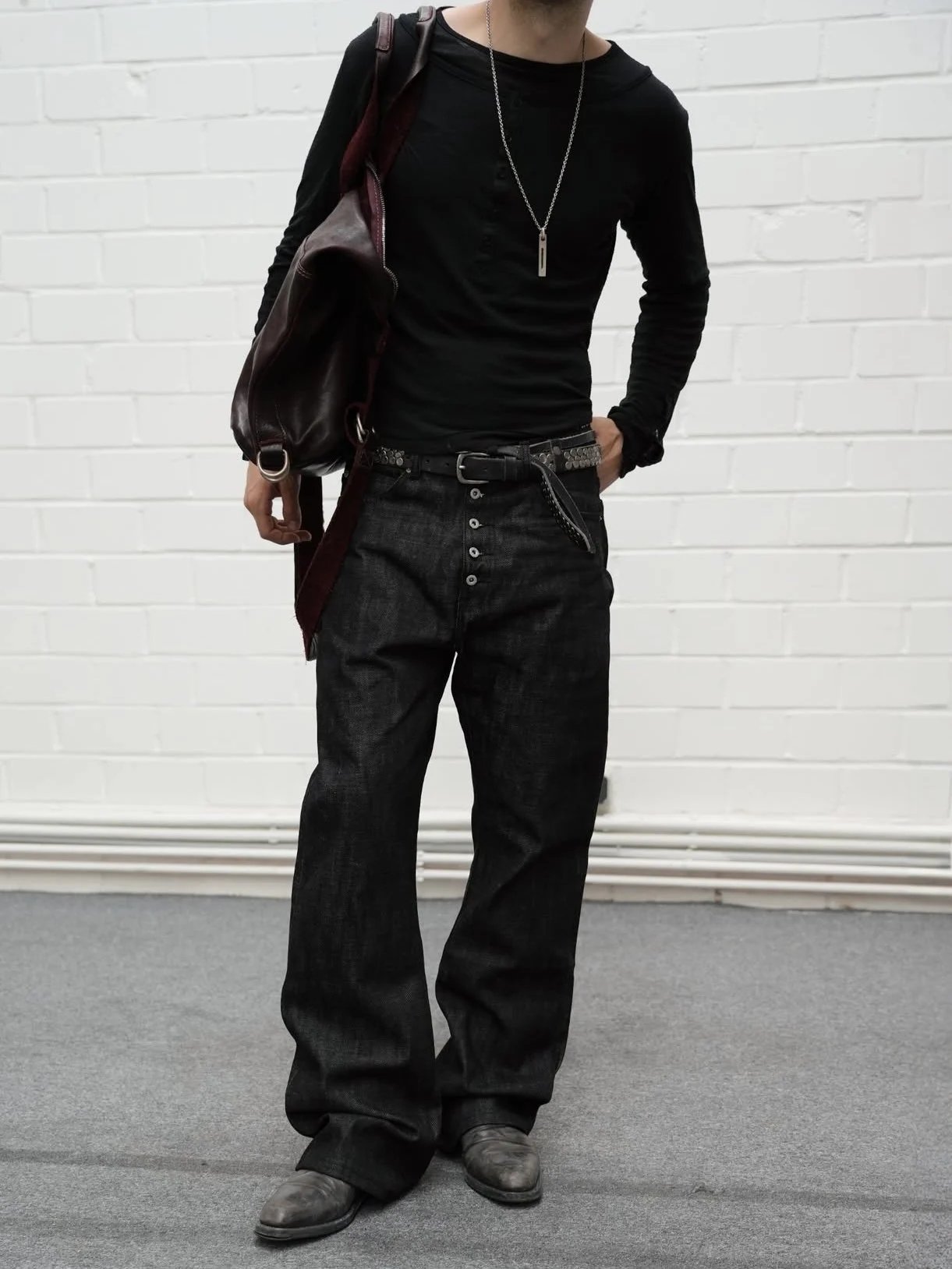 American Vintage NoFaith Japanese Red Selvedge Raw Denim Bootcut Fit Flare Jeans