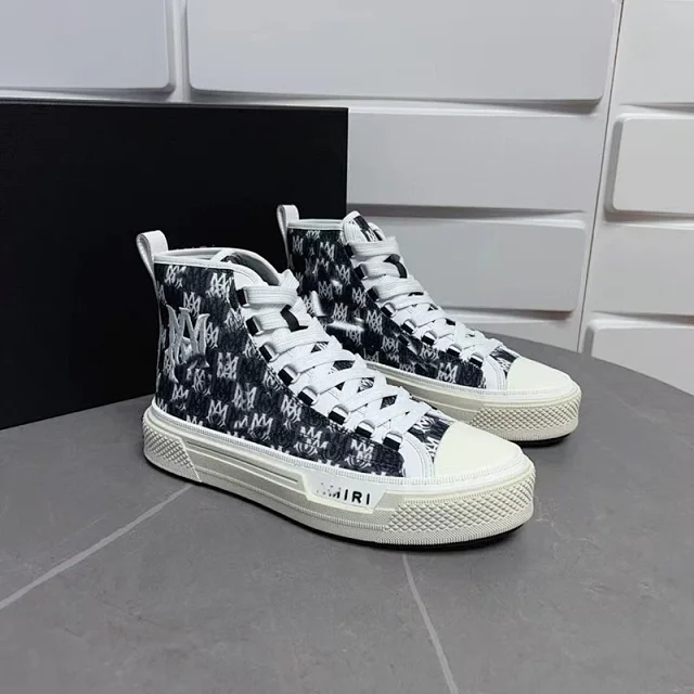 AMIRI Sneakers High-Top Canvas with Textured Rubber Sole product detail image 12