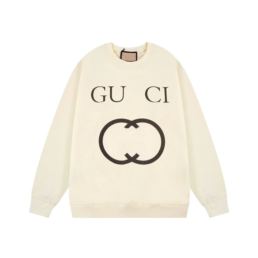 Gucci Interlocking G Logo Black Cotton Sweatshirt Hoodie - 3