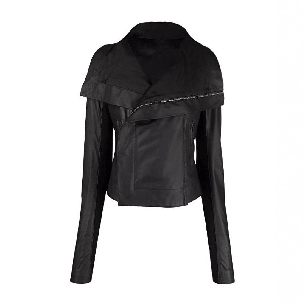JCSTONE Biker Jacket Deconstructed Black