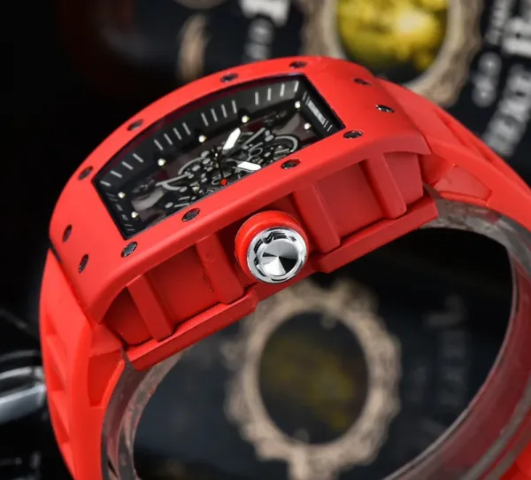Richard Mille RM 055 Blue Ceramic Skeleton Watch Mechanical Watch - 10