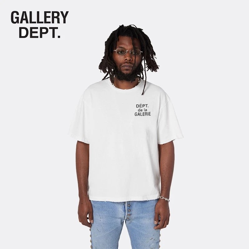 Gallery Dept. Reverse Print T-Shirt Charcoal Gray T-Shirt - 2