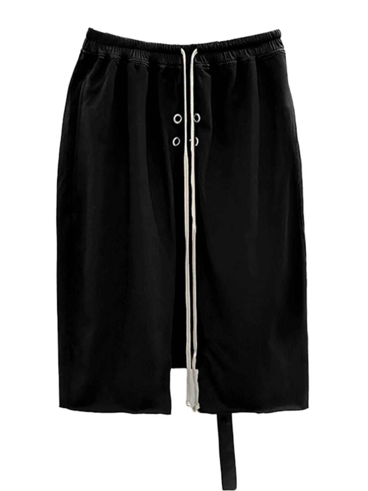 Rick Owens DRKSHDW Drawstring Shorts Black - 3