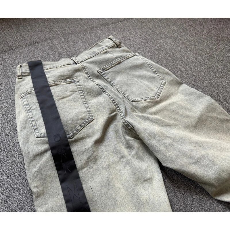 Design Flared High-Rise Distressed Jeans Light Wash - 16