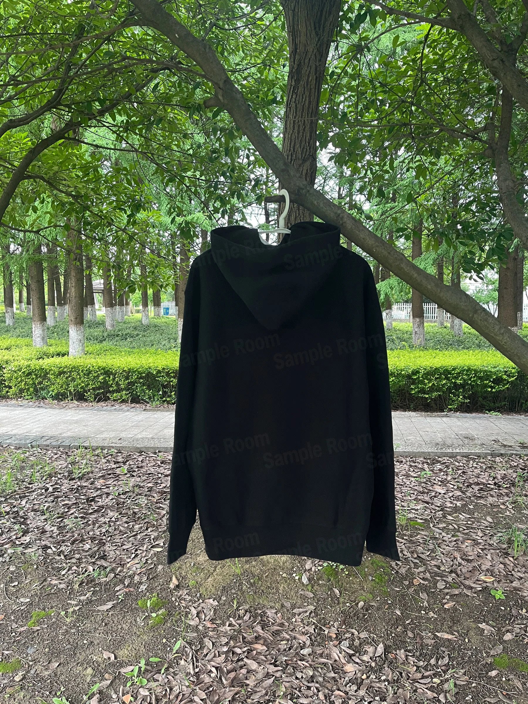 Design Wasted Youth Arch Logo Hoodie Black Hoodie - 11
