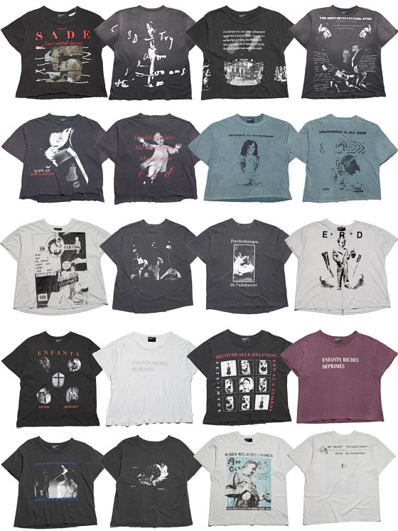 New melancholic second-generation European and American niche design ERD trendy short sleeved T-shirt 2025 new summer versatile