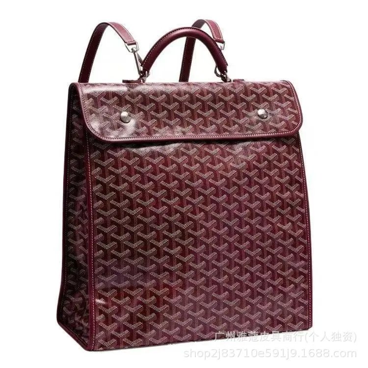 Goyard Saint Louis PM Blue Chevron Print Shoulder Bag - 6