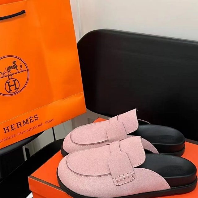 Hermès suede slippers: seller detail photo 4
