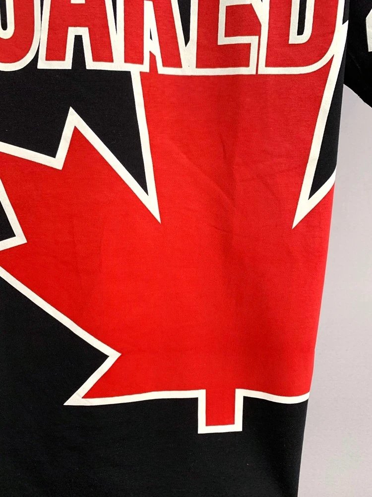 Dsquared2 D Squared 2 Maple Leaf Graphic White T-Shirt - 3