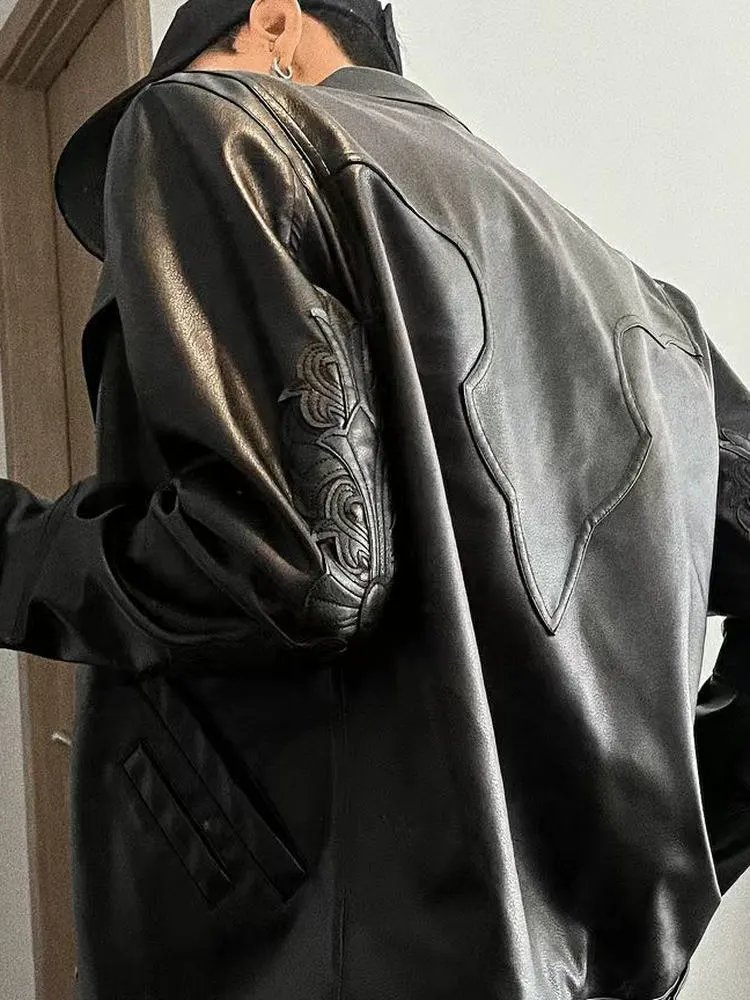 End Leather Jacket-Lined Wind-Resistant Comfortable · 3