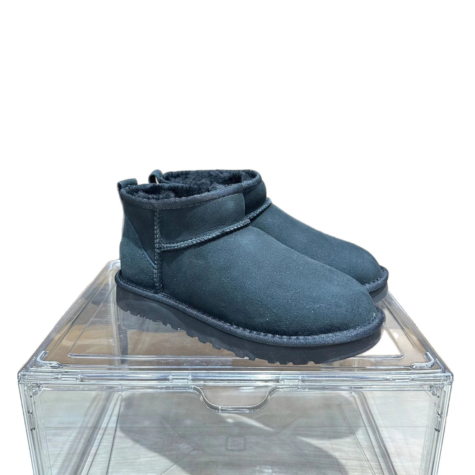 UGG Classic Mini II Chestnut Suede Snow Boots - 6