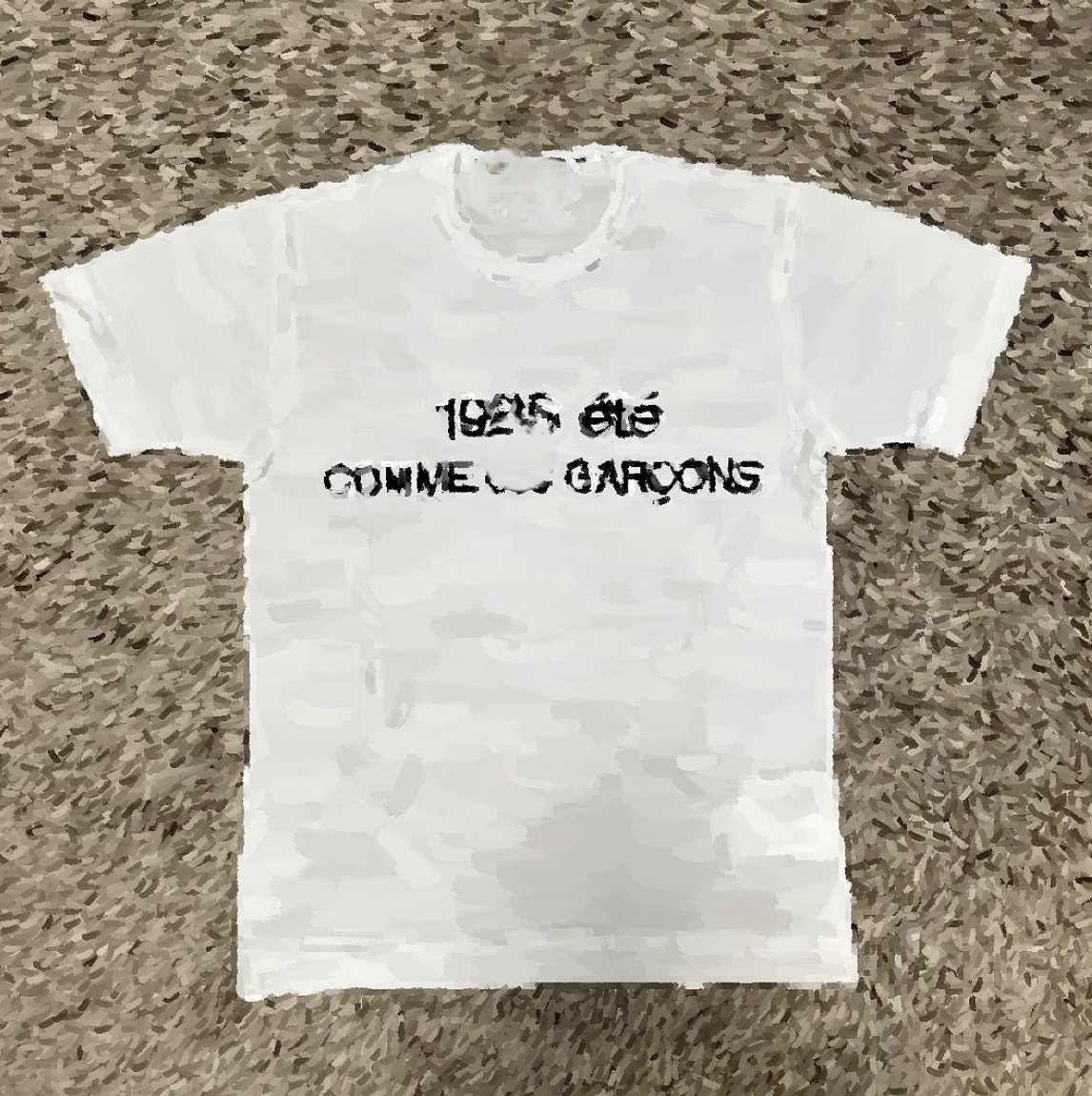 CCC copywriting short sleeved multi-color pure cotton