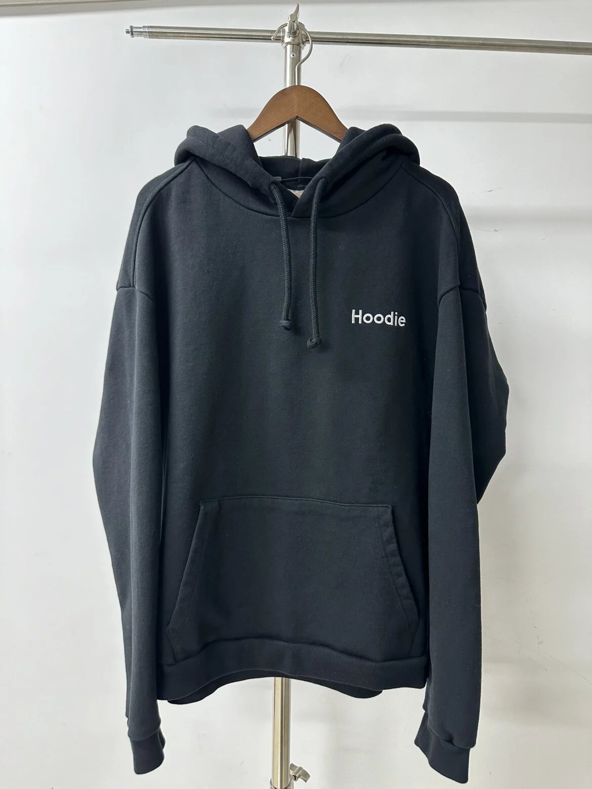 Vetements Definition Hooded Sweatshirt Black Hoodie - 8