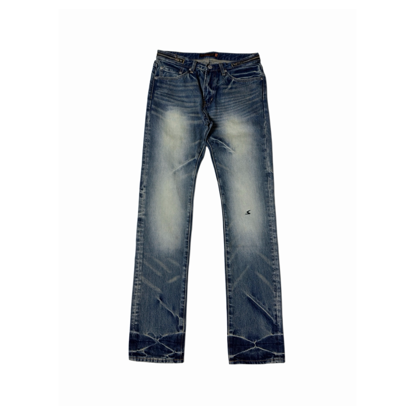 Oriental Dragon Sama Undercover07SS Archive Washed Cat Beard Pulley Jeans