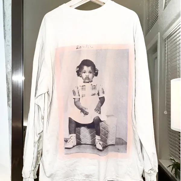 Design Mercedes-Benz x Donda Long Sleeve T-Shirt White T-Shirts - 3