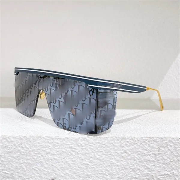 Dior Oblique Shield Sunglasses Navy Blue - 1