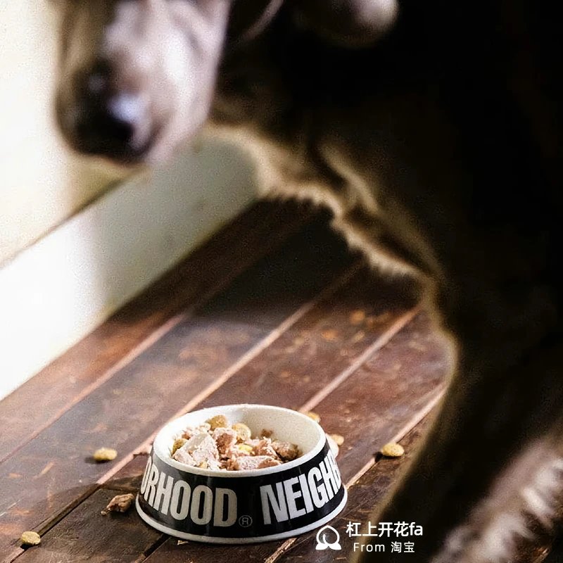 Neighborhood Dog BowlOrnament Japanese Style NbhdDog Bowl Trendy Brand PetSeries Dog Food Ceramic Plate inStock