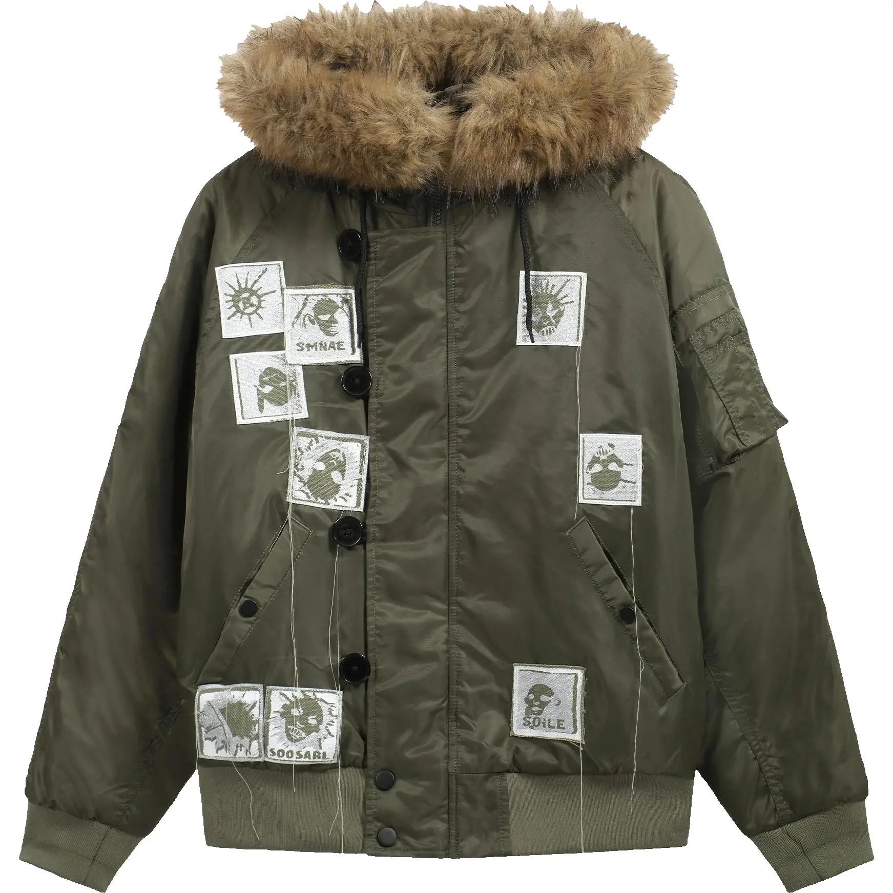 Nothingnessworld 24Fw "Horror Fantasy" Fur Thick jacket