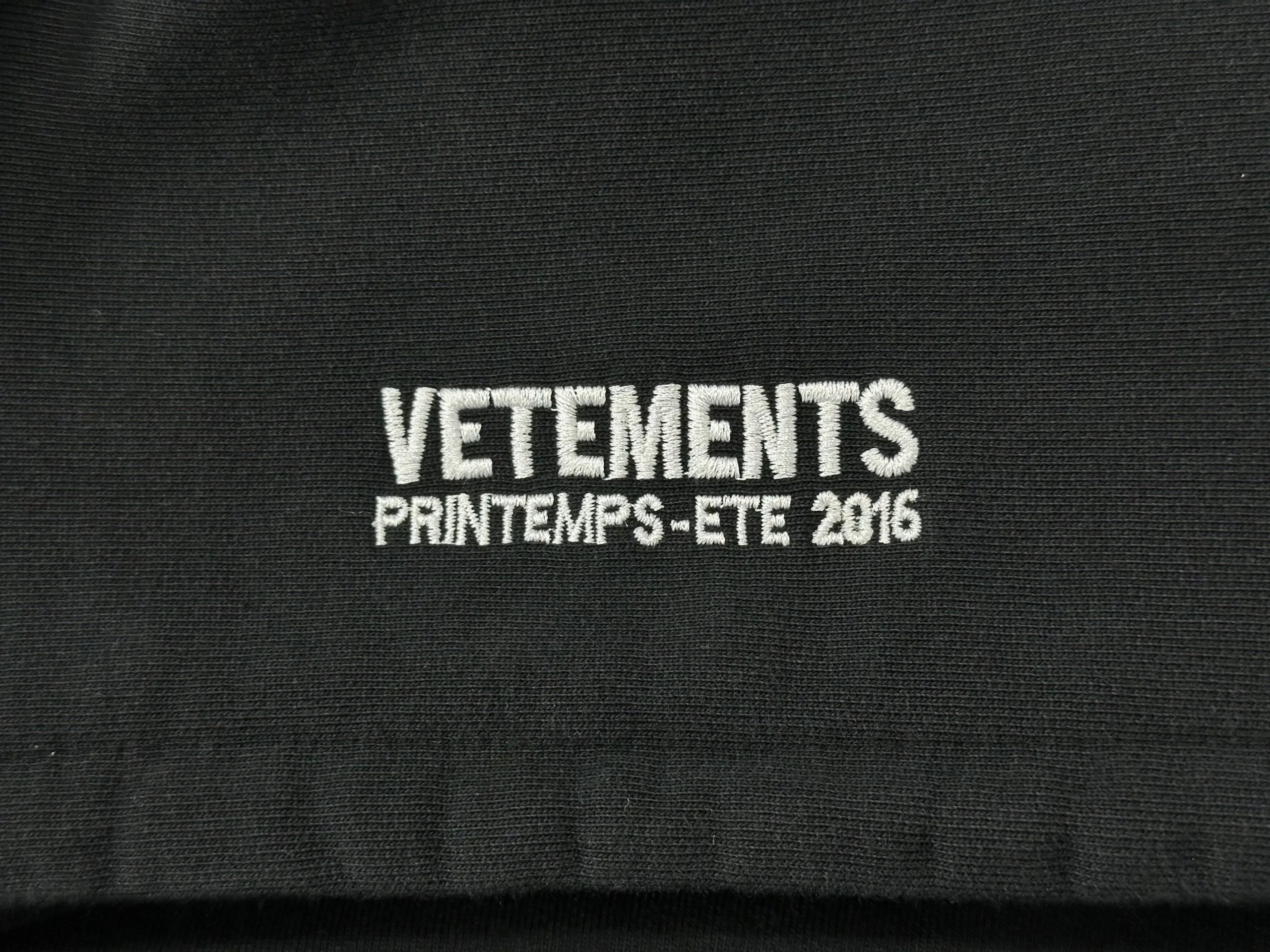 Vetements Definition Hooded Sweatshirt Black Hoodie - 14