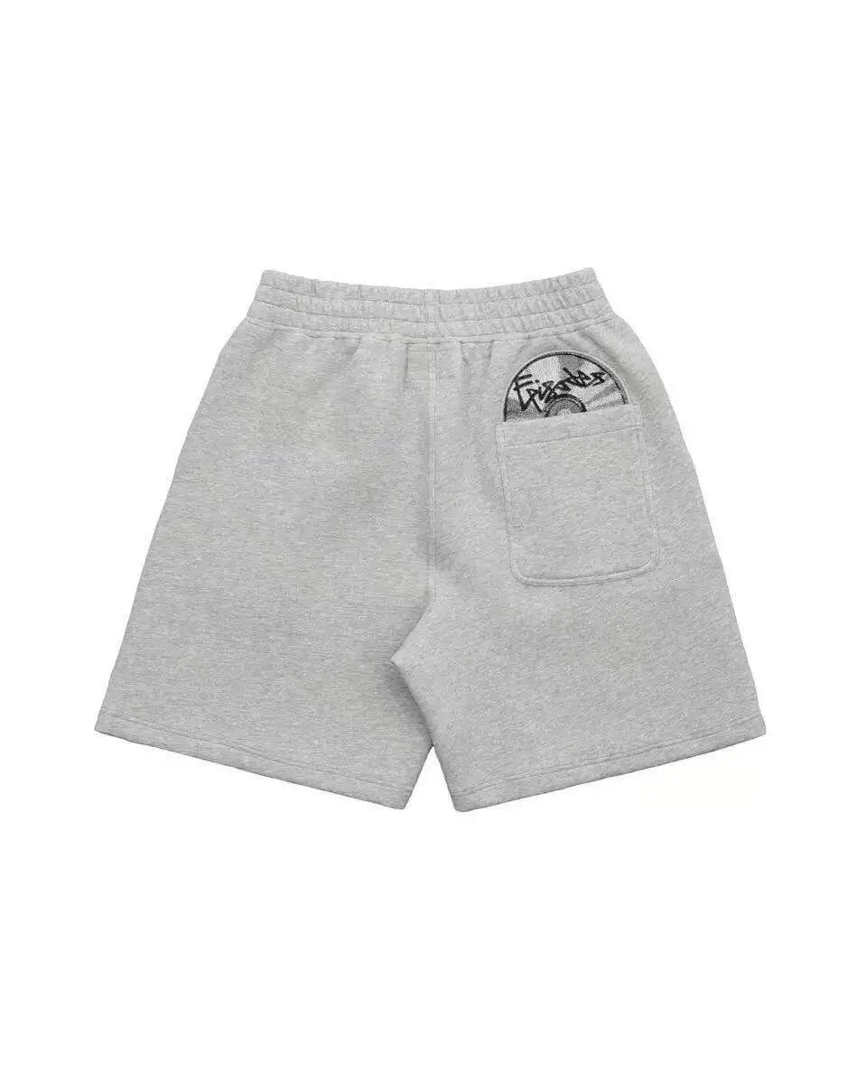 Light Gray Embroidered Shorts (2309-1#)