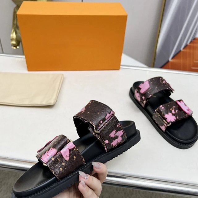 LV cherry blossom sandals: seller detail photo 1