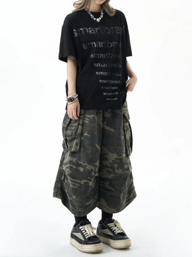 Design Smartbreak Camo Cargo Pants in Army Green Pants - 5