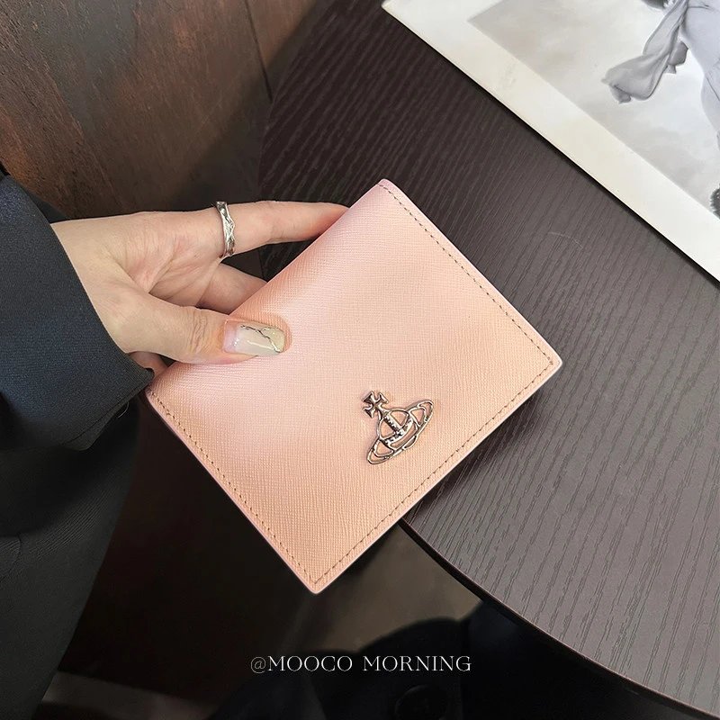 Vivienne Westwood Orb Logo Short Wallet Pink