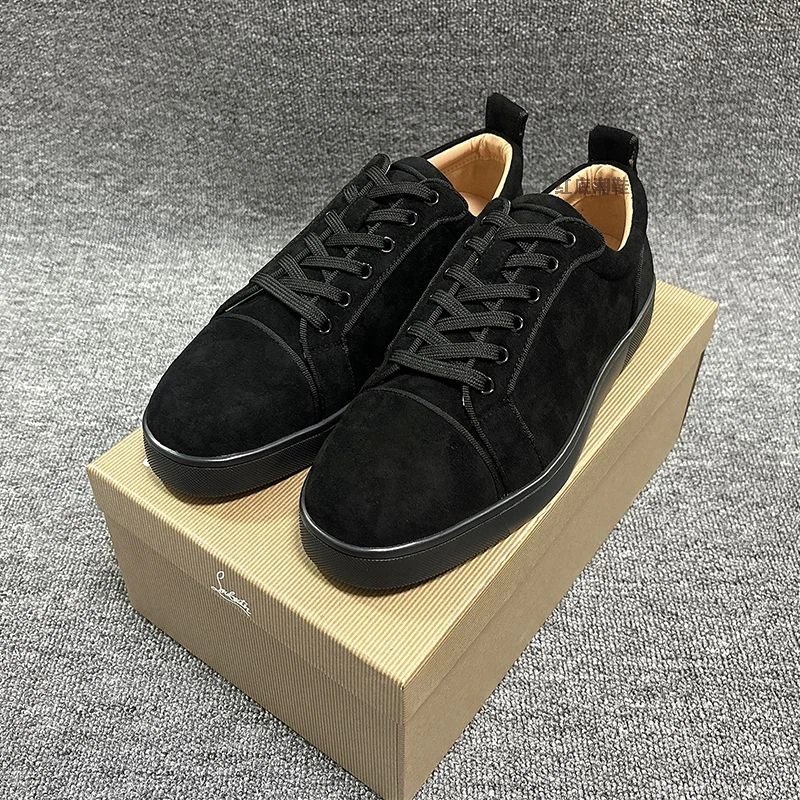 Design Classic Low-Top Leather Sneakers Black / White - 2