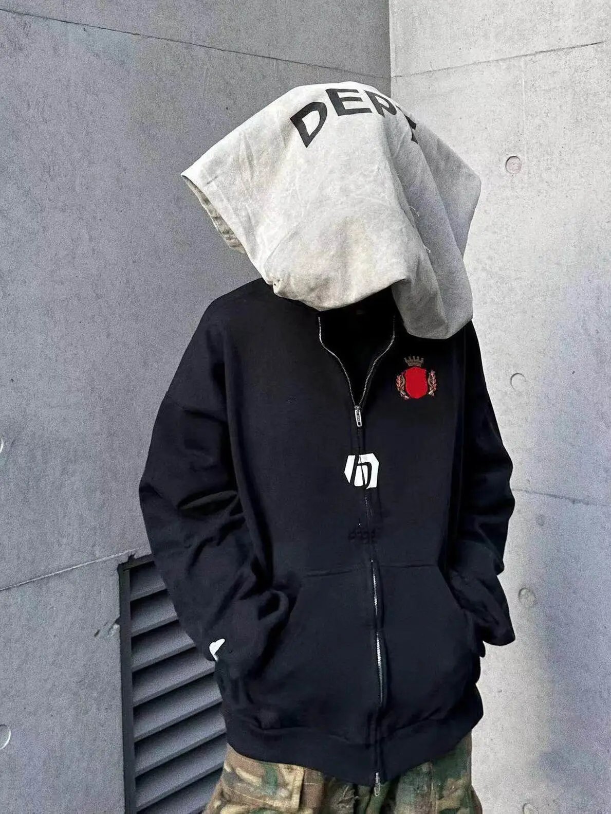 Balenciaga Soccer Zip Up Hoodie