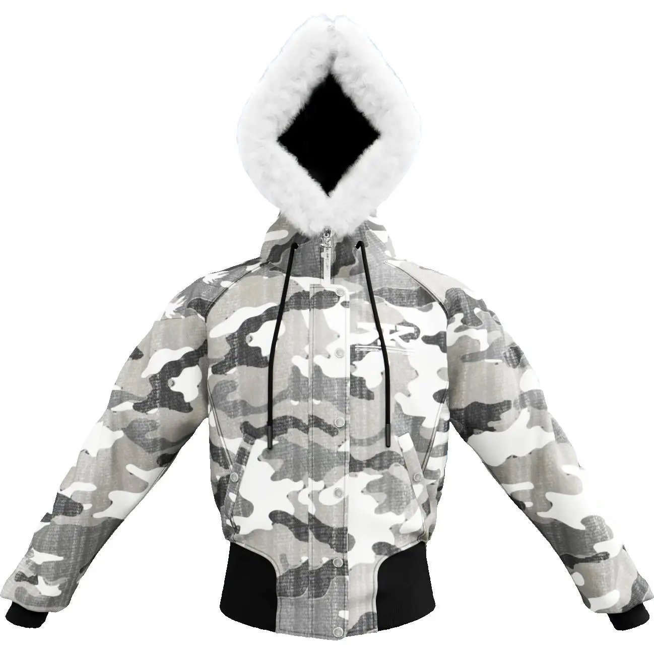 Vinkid Cloud tissue fur jacket