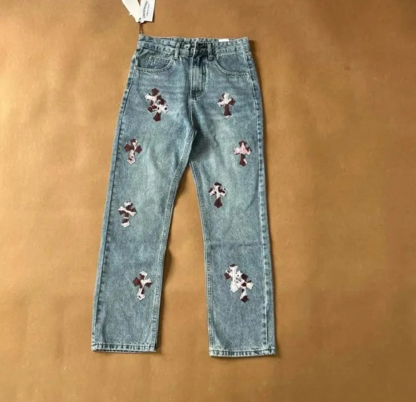 Blue Pants Cow Label