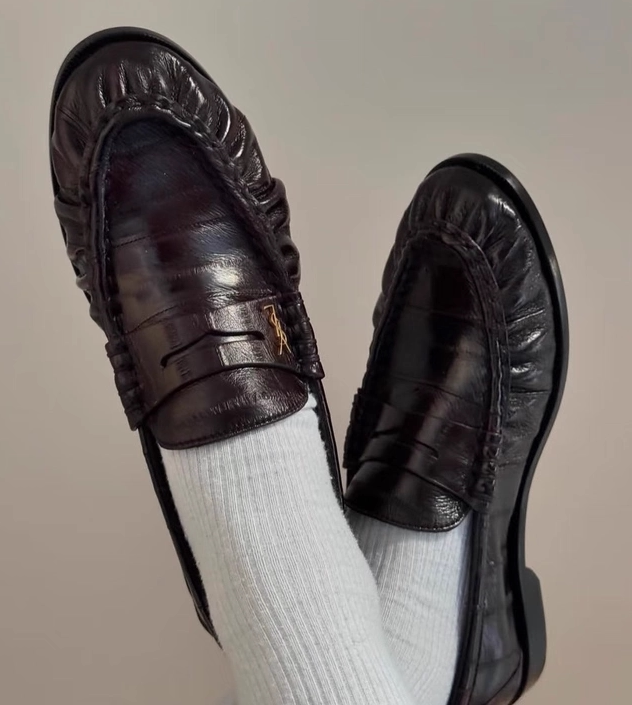 High-End New Arrival Genuine Leather Unisex Metal Buckle Loafers Slip-On Lazy Shoes Business Casual Versatile Flats