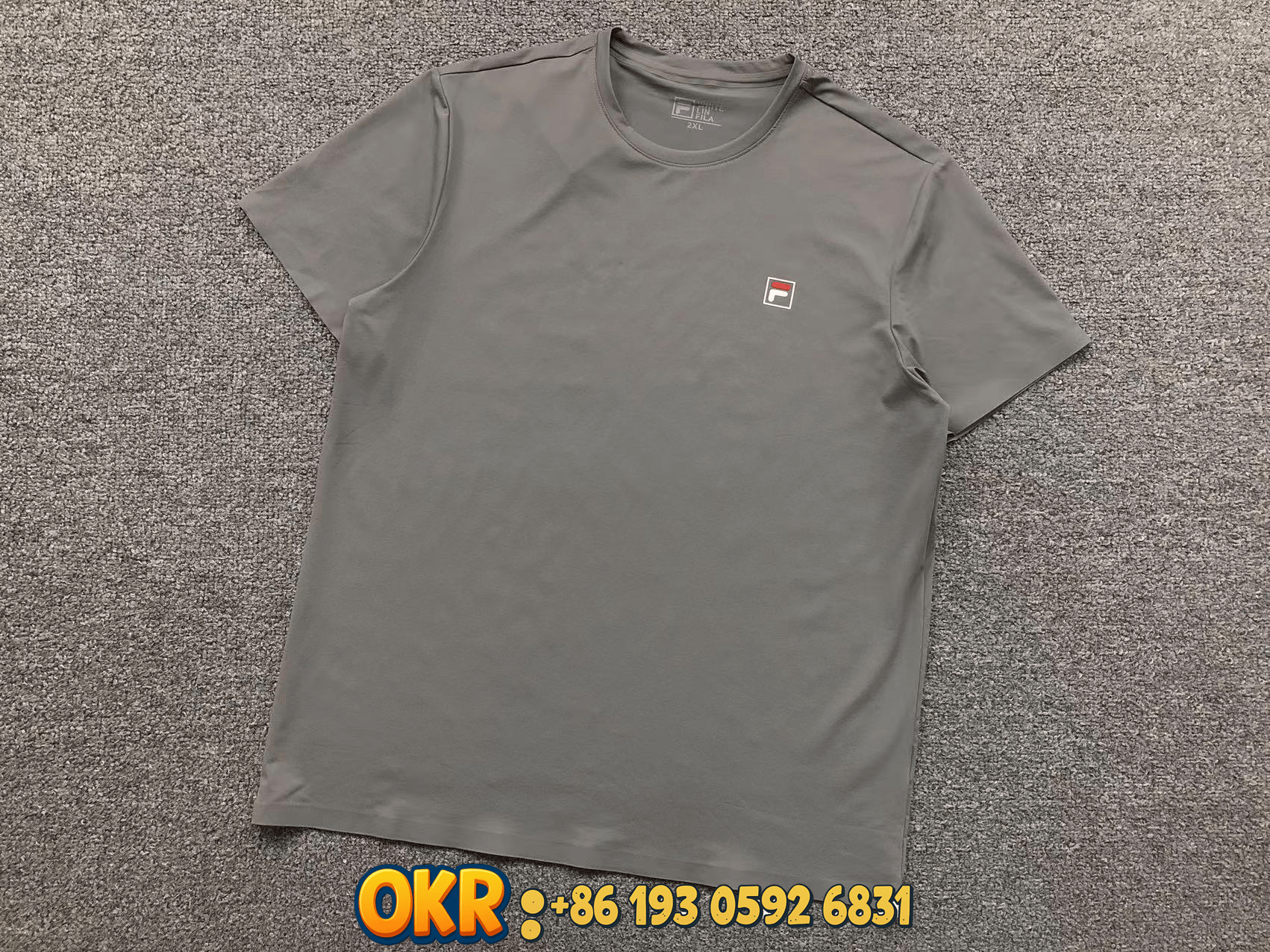 Fila Sport T-Shirt Heather Gray T-Shirt - 13